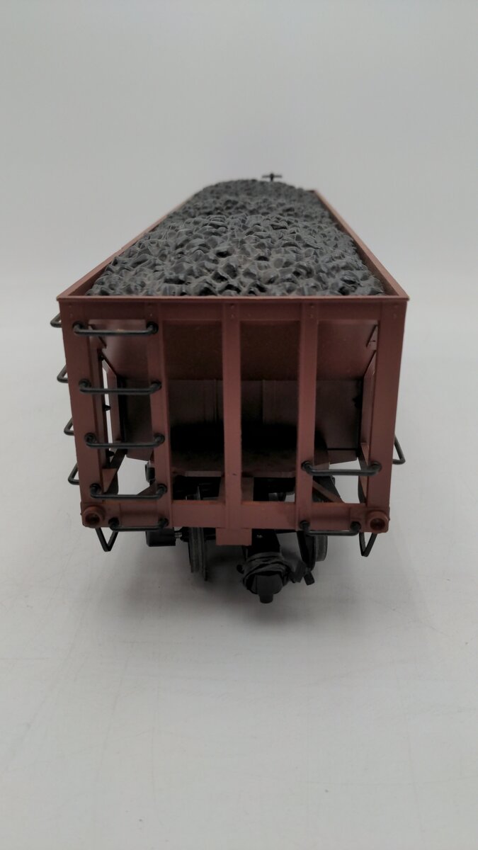 Bachmann 98214 G Scale Big Haulers Pennsylvania 3 Bay Hopper #675345 W/Coal Load EX/Box