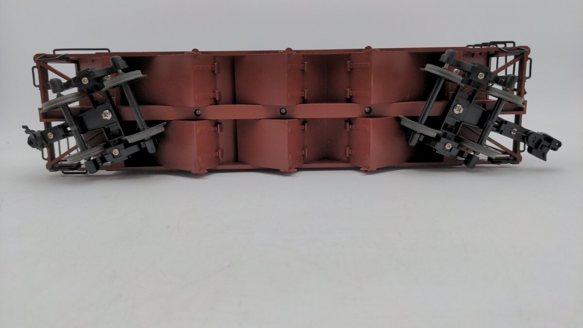Bachmann 98214 G Scale Big Haulers Pennsylvania 3 Bay Hopper #675345 W/Coal Load EX/Box