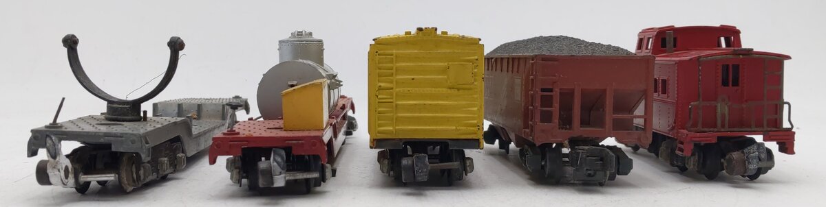 American Flyer Vintage S Gauge Freight Cars #638,7210,648,921,639 [5] VG