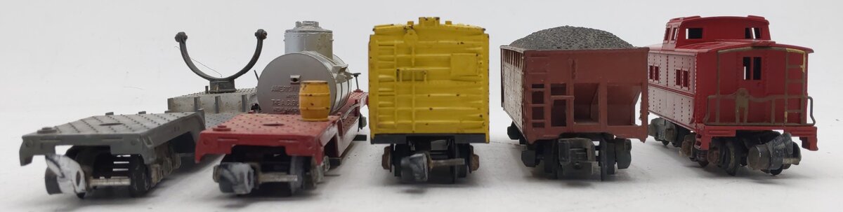American Flyer Vintage S Gauge Freight Cars #638,7210,648,921,639 [5] VG