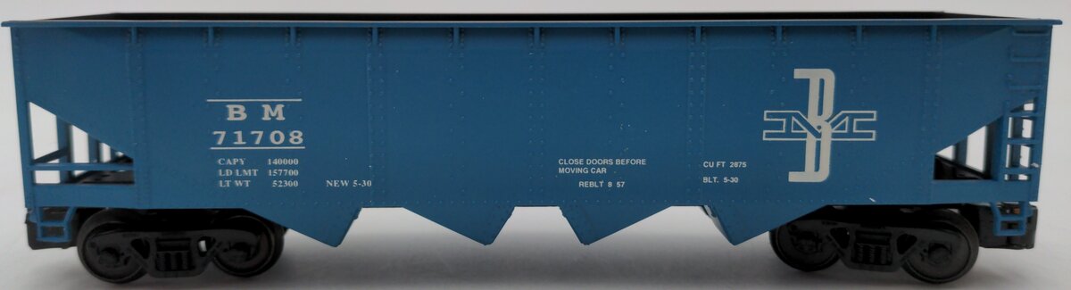 American Models S Gauge Boston & Maine Hopper Car #71708 EX/Box