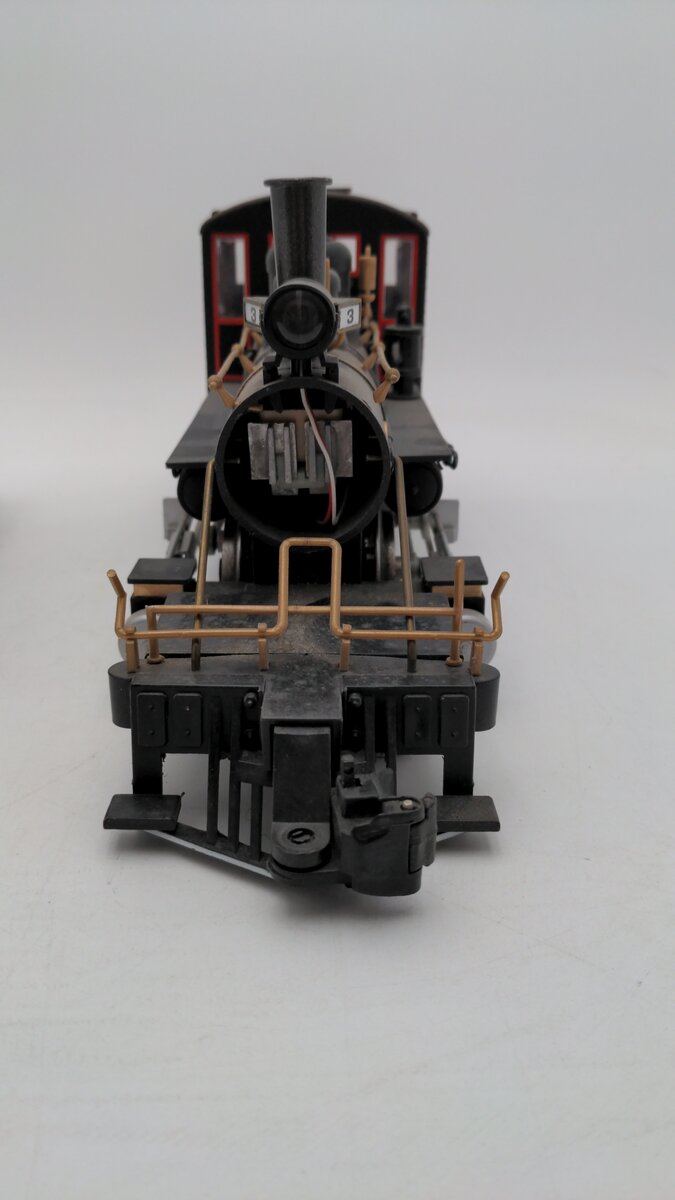 Bachmann 91114 G Gauge Pennsylvania Railroad 2-4-2 Steam Locomotive & Tender #3/Box