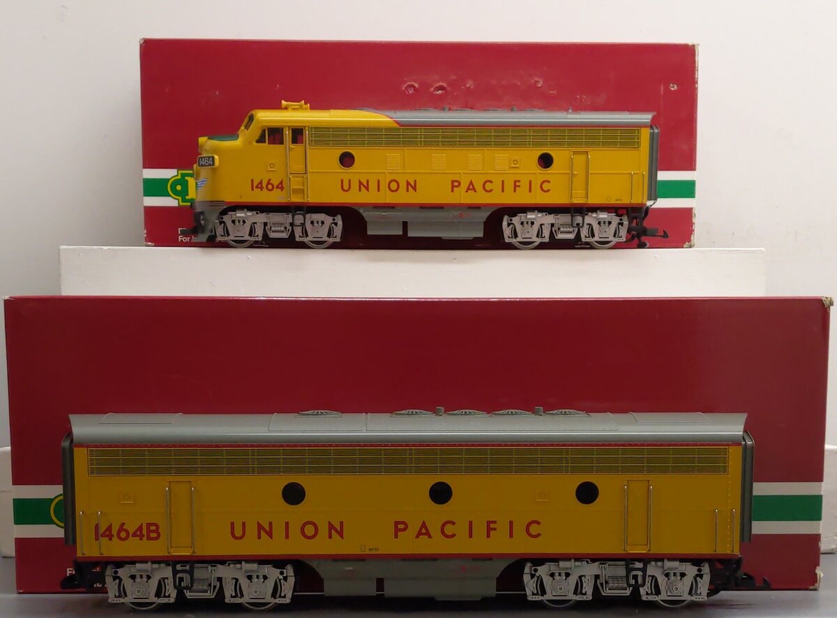 LGB G Union Pacific F7 Diesel Locomotive #1464, #1464B EX/Box