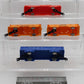 Marx Vintage O Gauge Freight Cars #715100,467110,21913,347100,347100 [7] VG