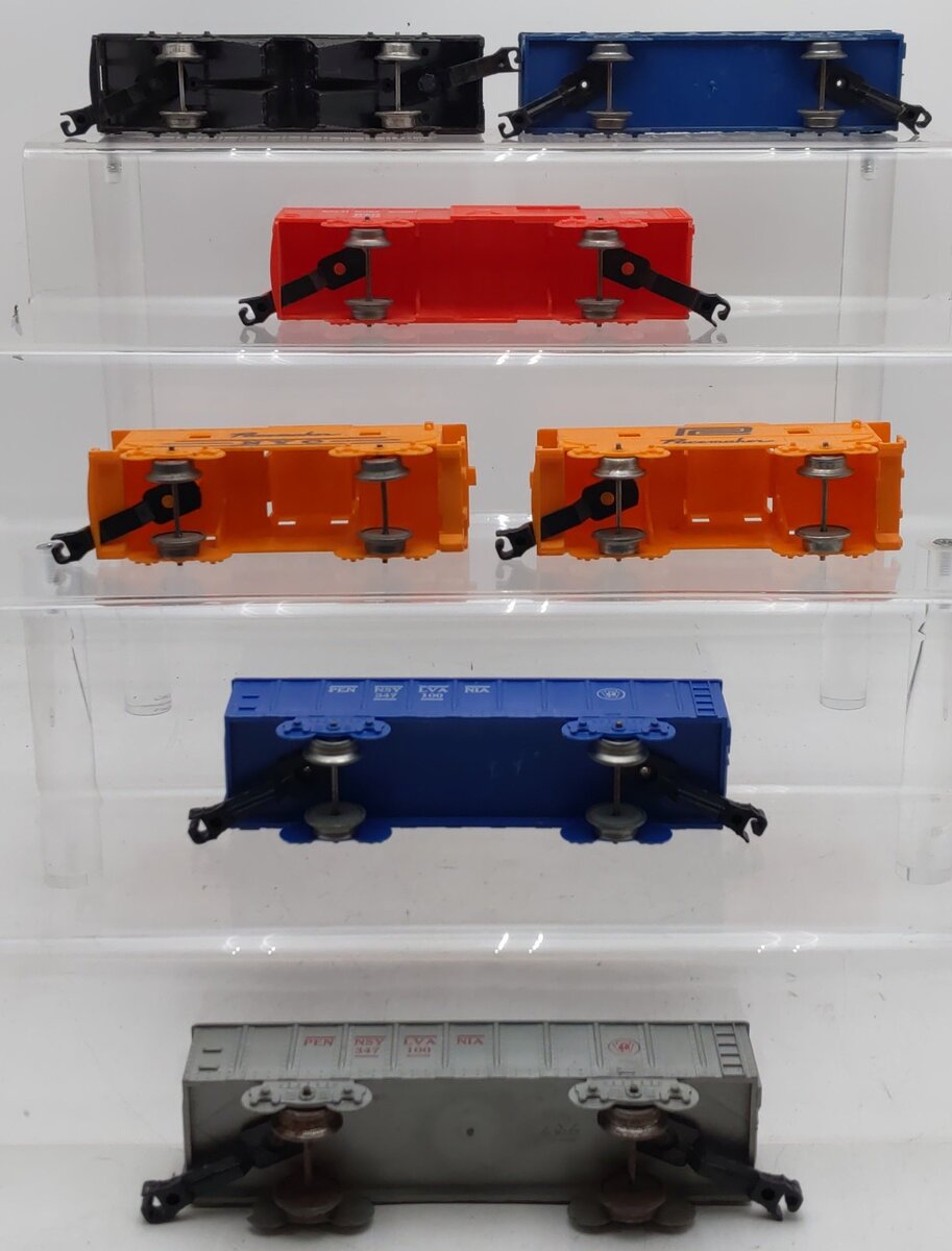 Marx Vintage O Gauge Freight Cars #715100,467110,21913,347100,347100 [7] VG