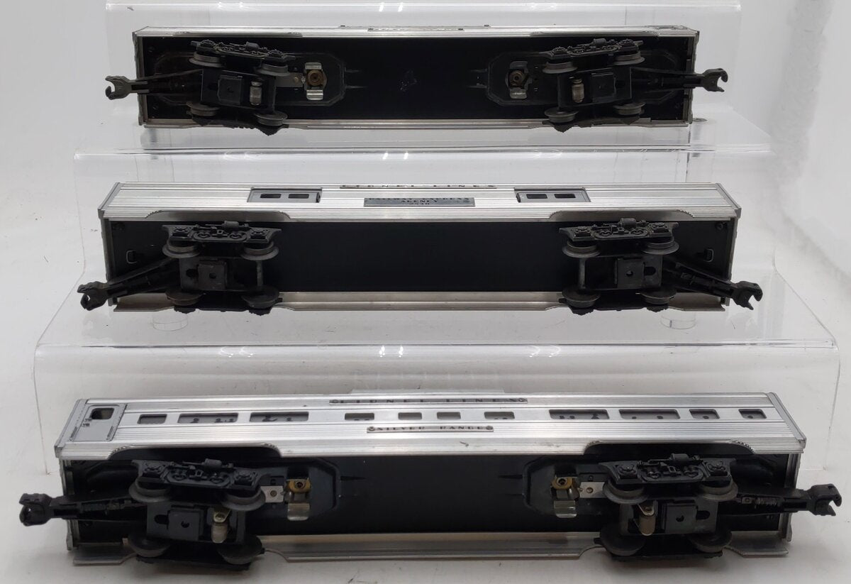 Lionel Vintage O Gauge Lionel Lines Aluminum Passenger Cars #2530,2533,2532 [3] VG
