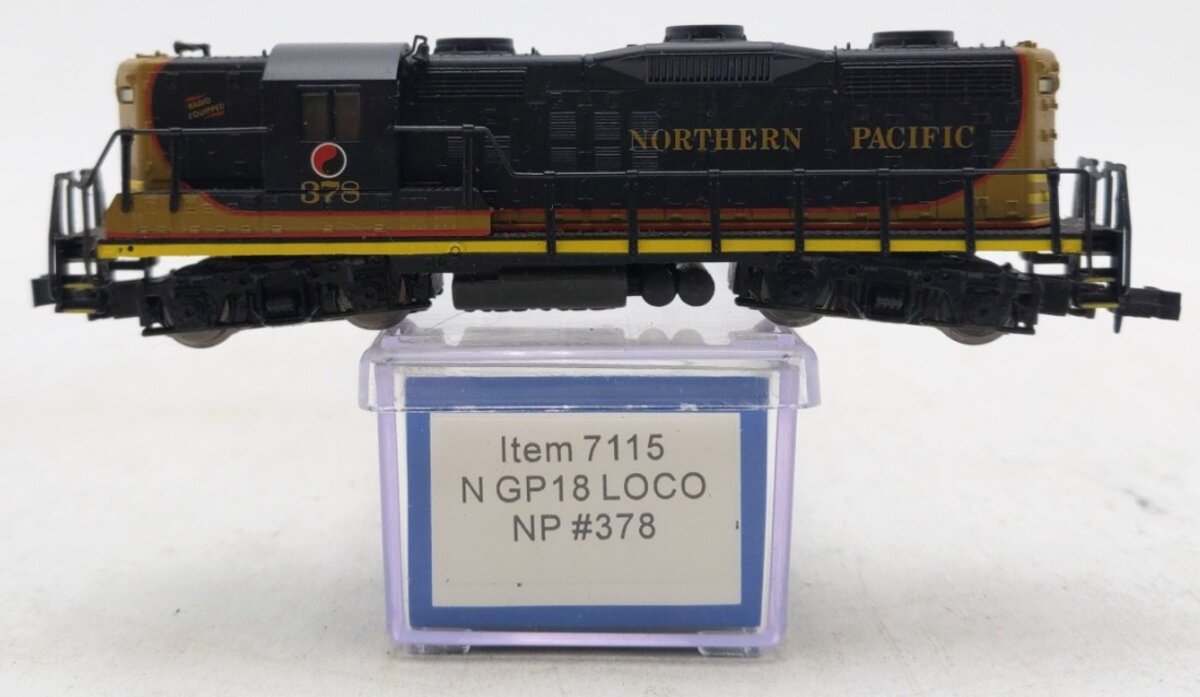 Life Like 7115 N Northern Pacific GP18 Diesel Locomotive #378 LN/Box