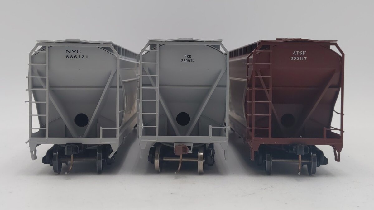 Pacific Rail S Scale 4650 ACF Center Flow 3-Bay Covered Hoppers [3] EX