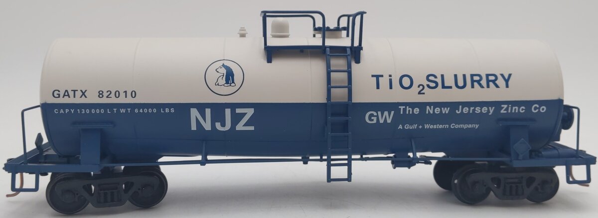 American Models 507 S Scale New Jersey Zinc Tank Car #82010 EX/Box