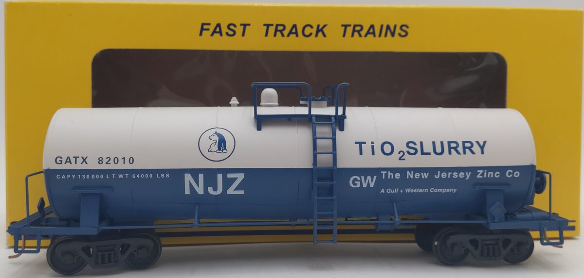 American Models 507 S Scale New Jersey Zinc Tank Car #82010 EX/Box