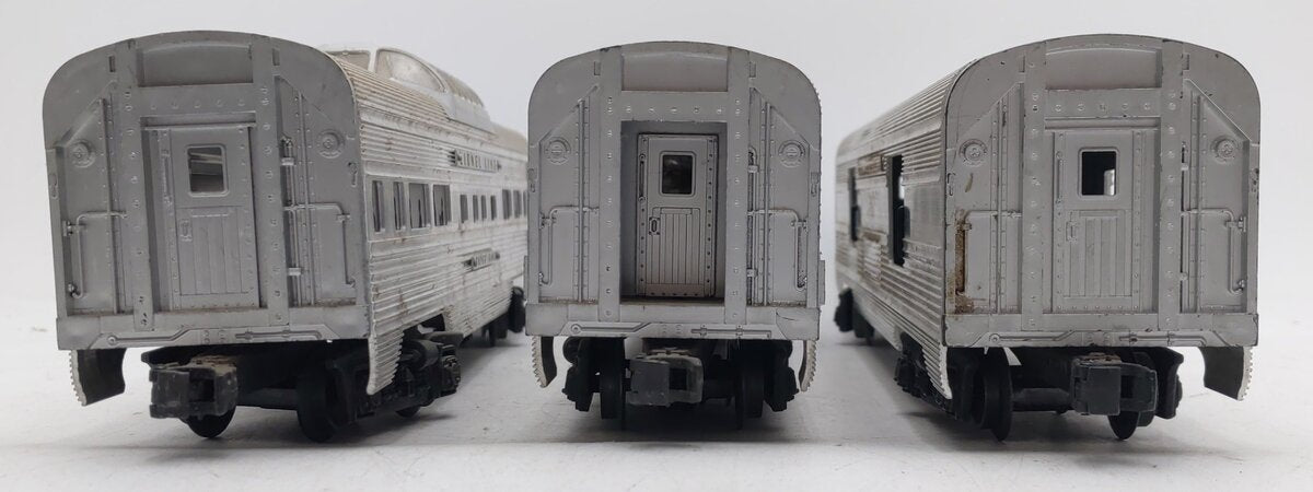 Lionel Vintage O Gauge Lionel Lines Aluminum Passenger Cars: #2531,2530,2532 [3] VG