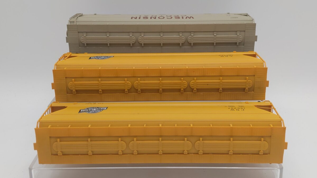 Pacific Rail S Scale 3-Bay Covered Hoppers: 82802, 180207, 180320 [3] VG