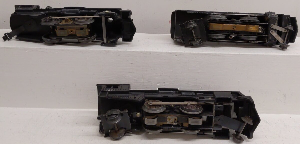 Marx O Gauge Assorted Locomotives; 1666, 400, 999 [3]
