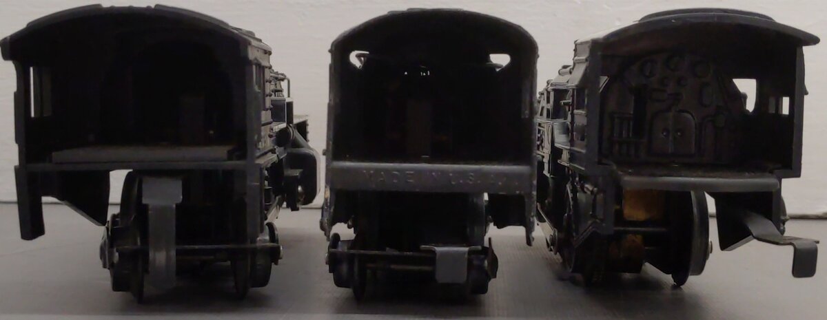 Marx O Gauge Assorted Locomotives; 1666, 400, 999 [3]