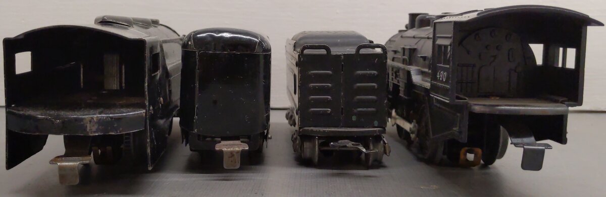 Marx O Gauge Assorted Locomotives and Tenders; 490,551,12C, 597 [4]