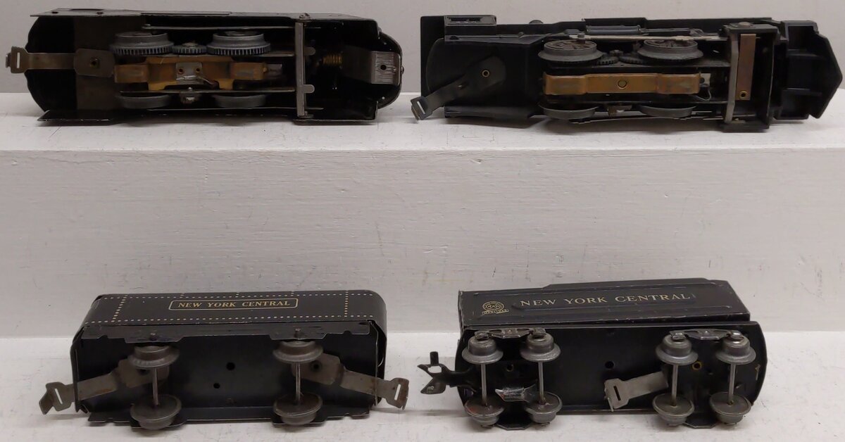Marx O Gauge Assorted Locomotives and Tenders; 490,551,12C, 597 [4]