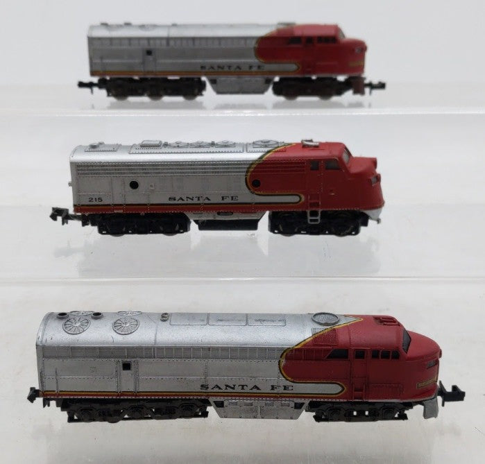 Atlas & Bachmann N Scale Assorted Santa Fe Diesel Locomotives [3] VG