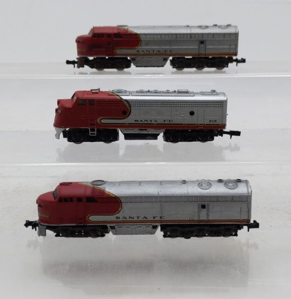 Atlas & Bachmann N Scale Assorted Santa Fe Diesel Locomotives [3] VG