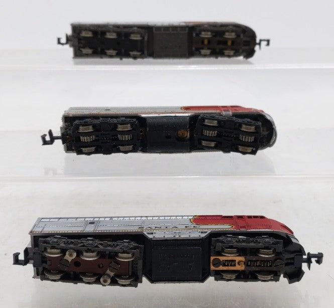 Atlas & Bachmann N Scale Assorted Santa Fe Diesel Locomotives [3] VG