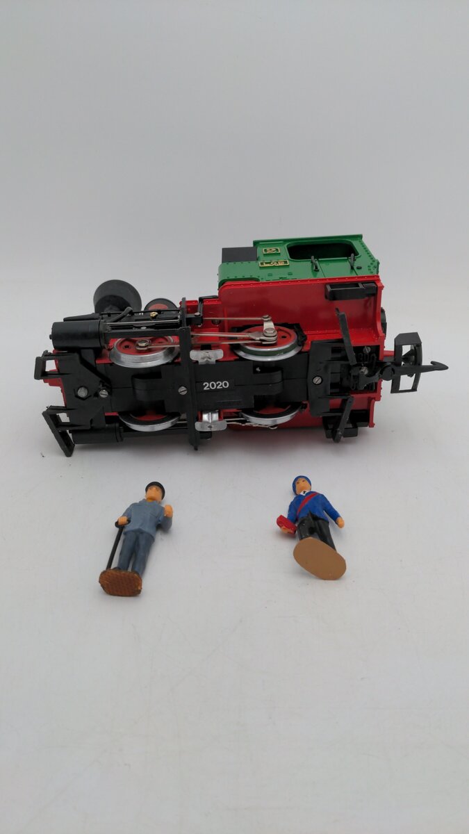 LGB 20301 G Scale Steam Passenger Train W/1 Locomotive 2 Cars & 2 Plastic Figure VG/Box