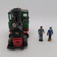 LGB 20301 G Scale Steam Passenger Train W/1 Locomotive 2 Cars & 2 Plastic Figure VG/Box