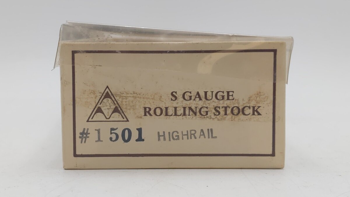 American Models 1501 S Scale Railbox Boxcar #10019 EX/Box