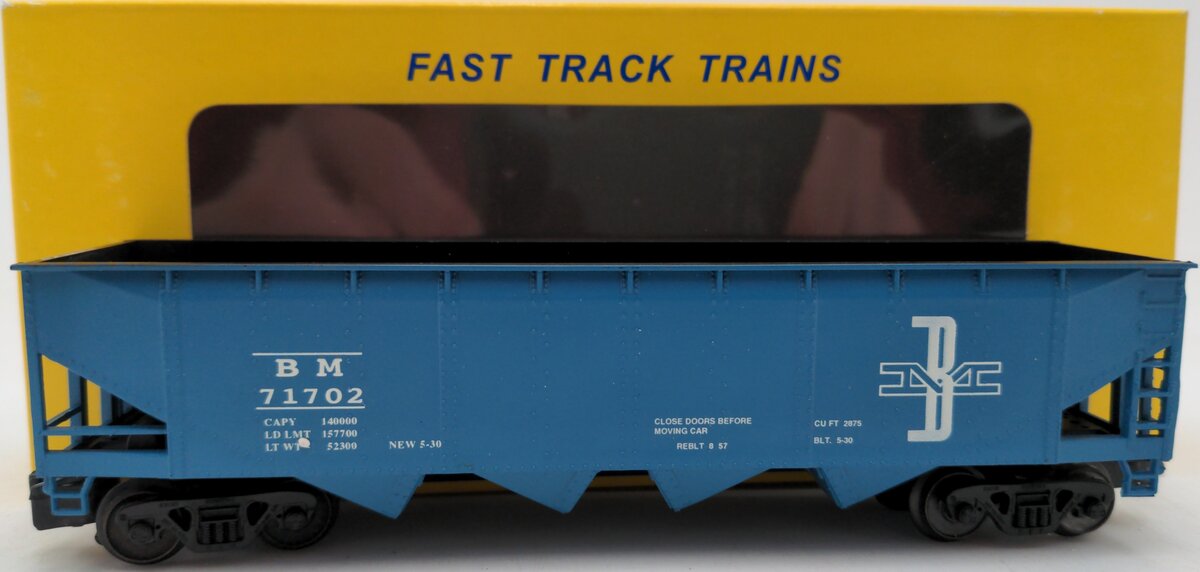 American Models S Gauge Boston & Maine Hopper Car #71702 EX/Box