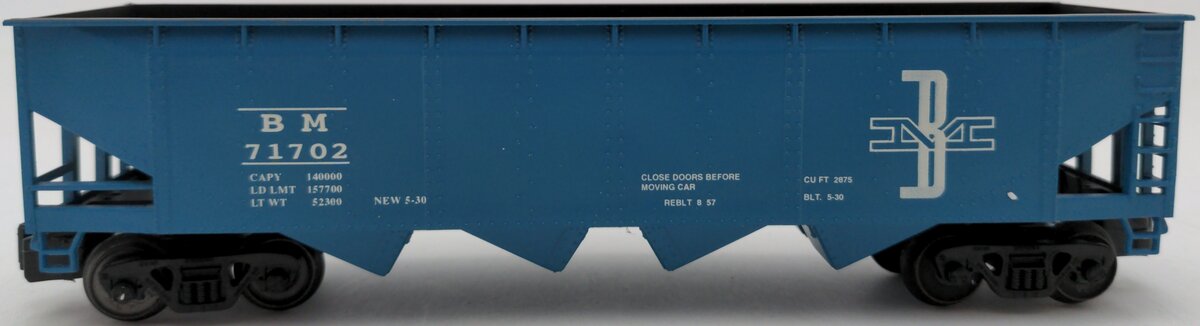 American Models S Gauge Boston & Maine Hopper Car #71702 EX/Box