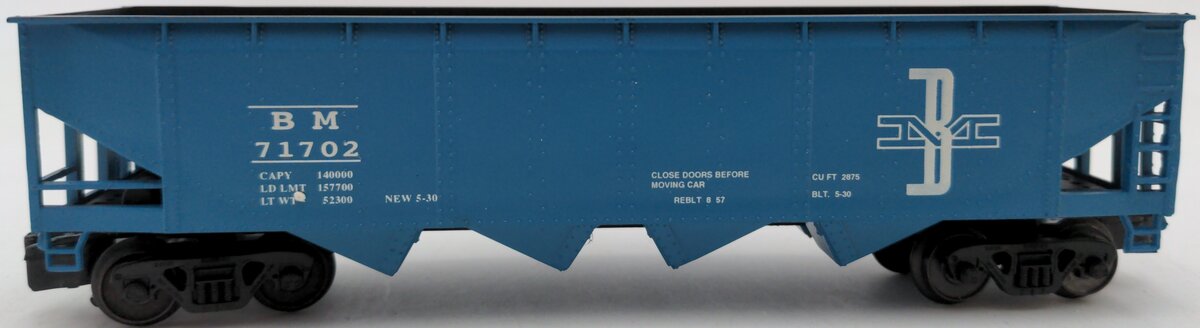 American Models S Gauge Boston & Maine Hopper Car #71702 EX/Box