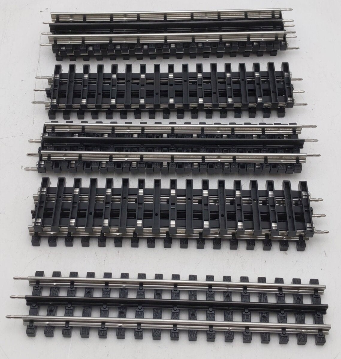 K-Line K-0636 O Shadow Rail 10" Straight Track Sections (Pack of 10) EX/Box