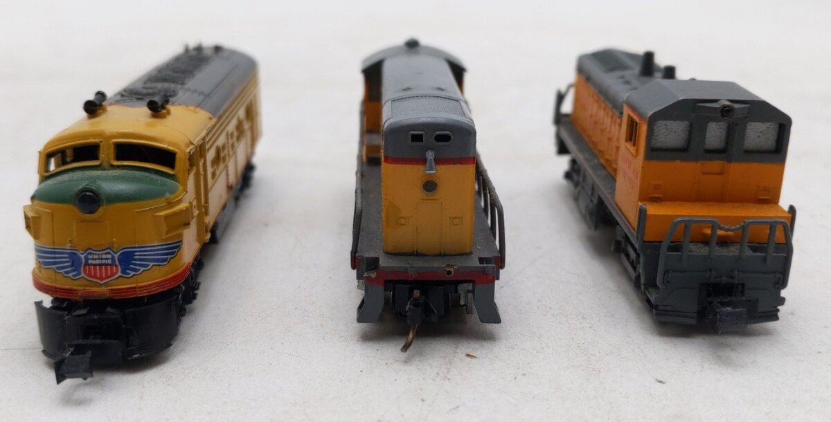Atlas & Other N Scale Assorted Union Pacific Diesel Locomotives [3] EX