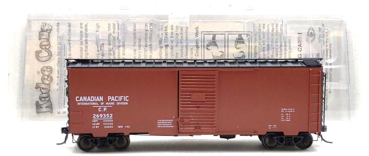 Kadee 4089 HO Canadian Pacific 40' PS-1 Boxcar w/ 6' Youngstown Door #269352 EX/Box