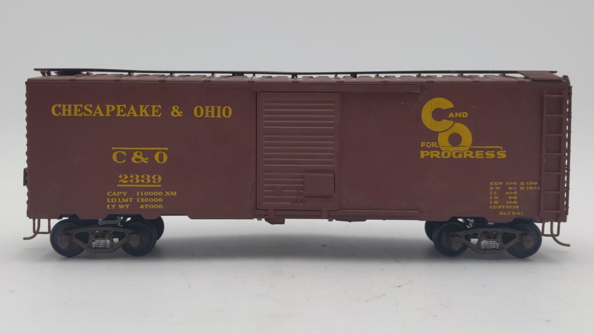 American Models S Scale Chesapeake & Ohio Boxcar #2339 EX