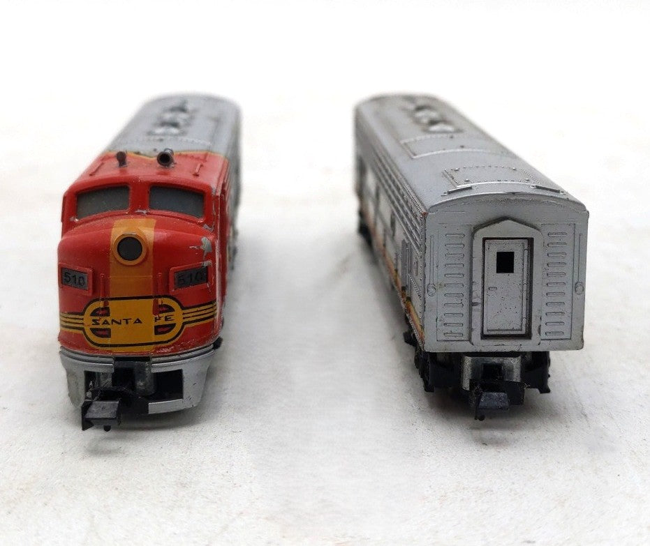 Trix N Scale Assorted Santa Fe Diesel Locomotives [2] VG