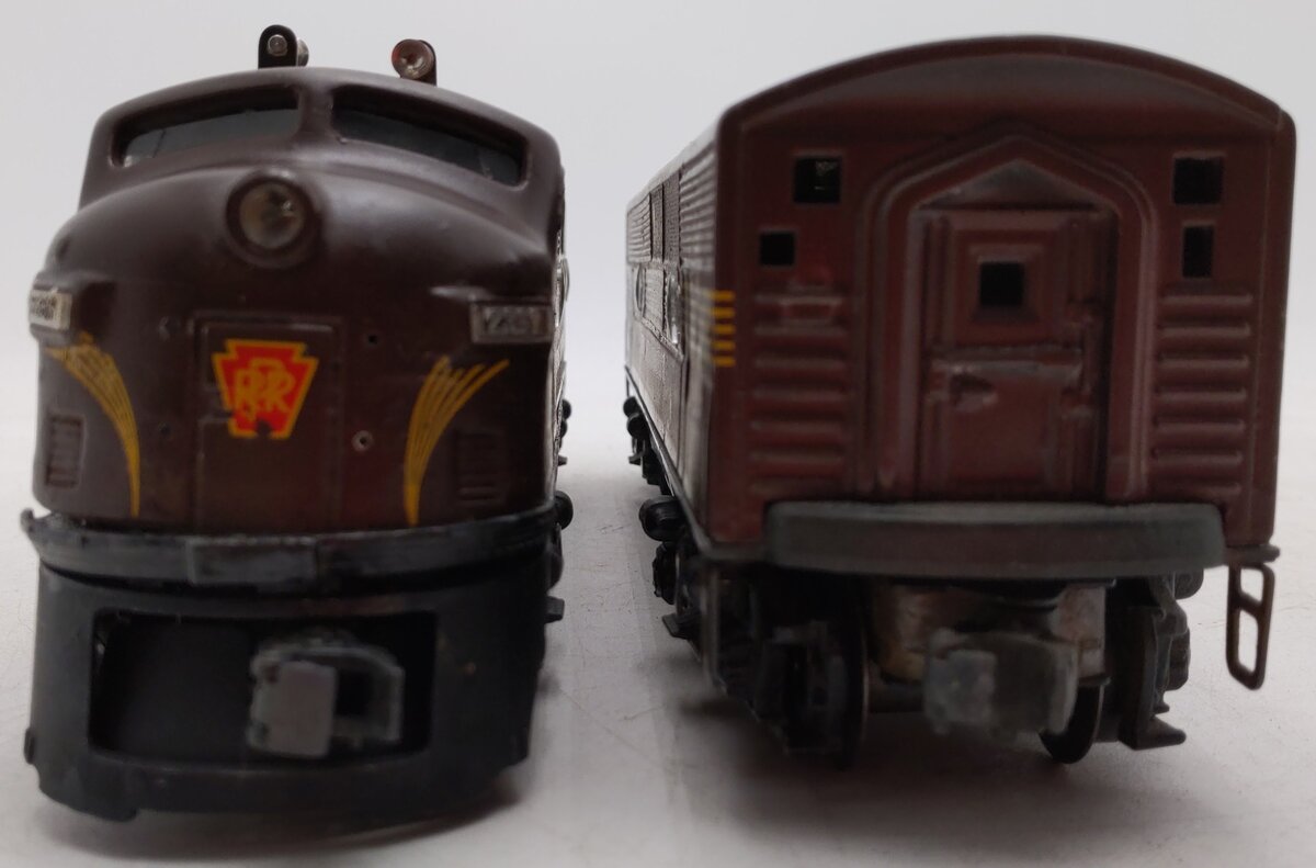 Lionel Vintage O Gauge Custom Painted PRR AB Diesel Locomotives