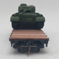 American Models 6001-TK S Scale B&O 46' Flatcar #78341 w/ Tank Load VG/Box