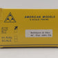 American Models 6001-TK S Scale B&O 46' Flatcar #78341 w/ Tank Load VG/Box