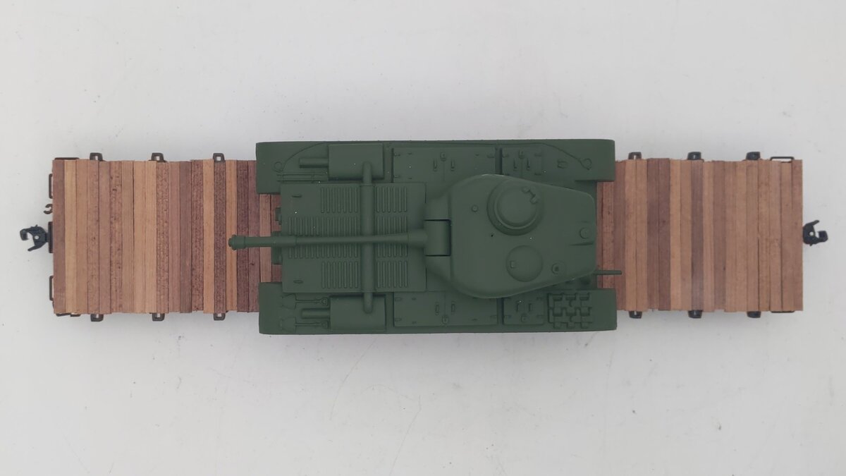 American Models 6001-TK S Scale B&O 46' Flatcar #78341 w/ Tank Load VG/Box
