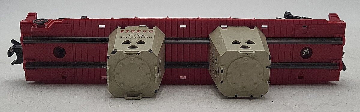 Lionel 6-9234 O Gauge Lionel Radioactive Waste Car w/Waste Containers VG