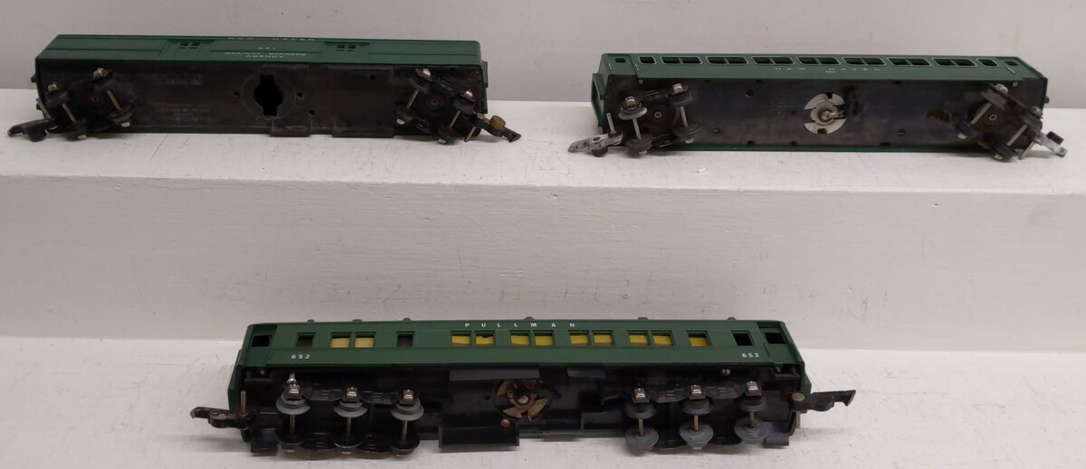 American Flyer S Gauge Assorted Passenger Cars #652,651,650 [3] VG