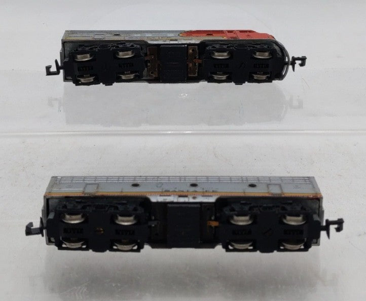 Trix N Scale Assorted Santa Fe Diesel Locomotives [2] VG
