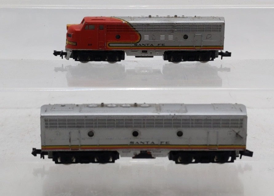 Trix N Scale Assorted Santa Fe Diesel Locomotives [2] VG