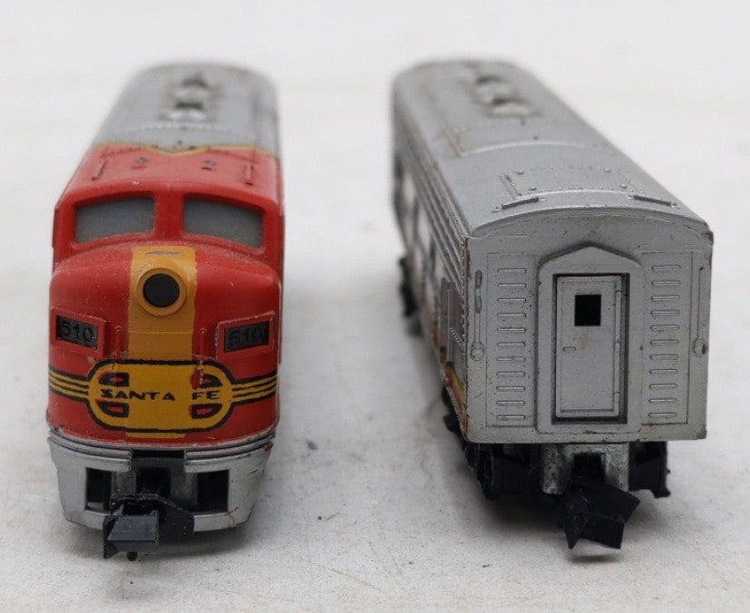 Trix N Scale Assorted Santa Fe Diesel Locomotives [2] VG
