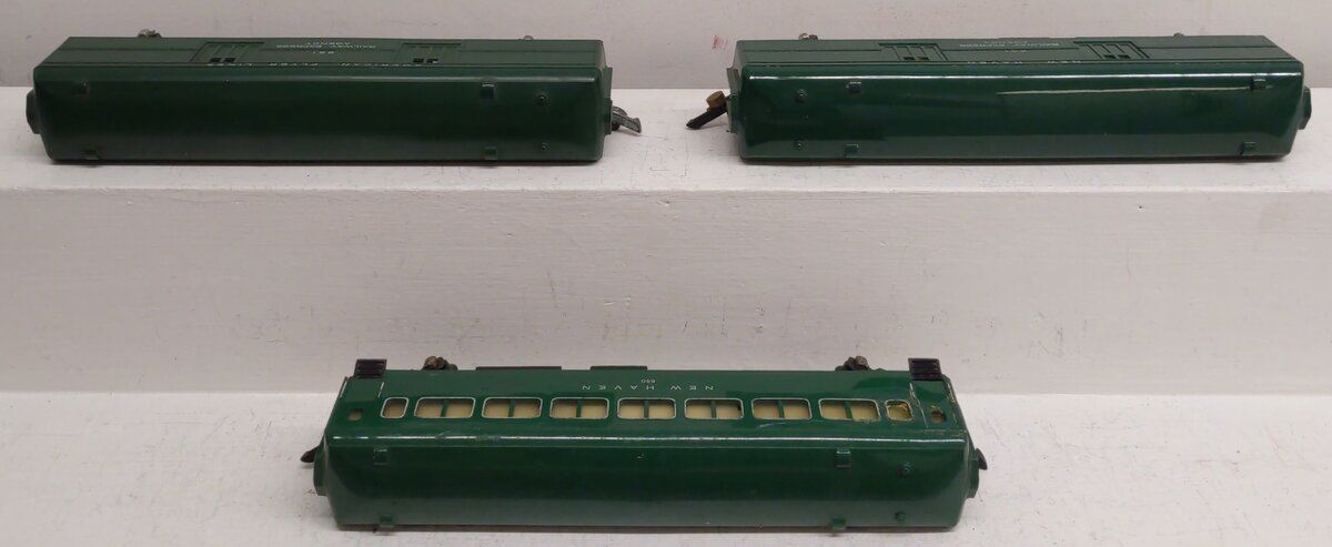 American Flyer S Gauge Assorted Passenger Cars #651,651,650 [3] VG