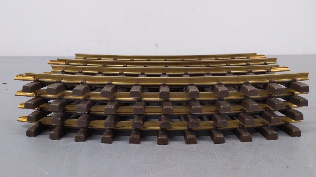 LGB 1100 G Gauge Curved Track Sections (8) EX