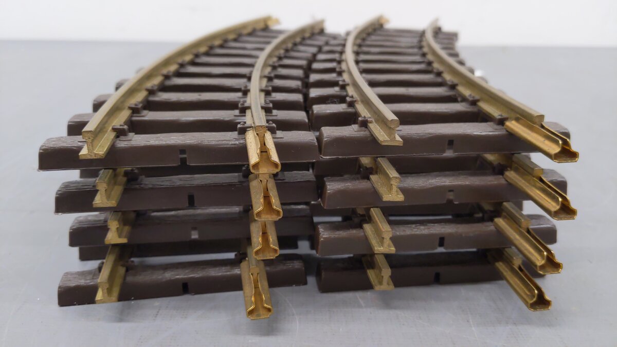 LGB 1100 G Gauge Curved Track Sections (8) EX