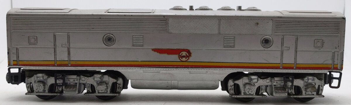 Lionel 2343C Vintage O Santa Fe F-3 Screen Top Non-Pwd. B-Unit Diesel Locomotive