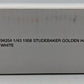 Road Signature 94254 1:43 White 1958 Studebaker Golden Hawk MT/Box