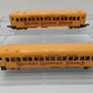 American Flyer S Vintage Circus Worlds Greatest Show Passenger Cars [2] VG