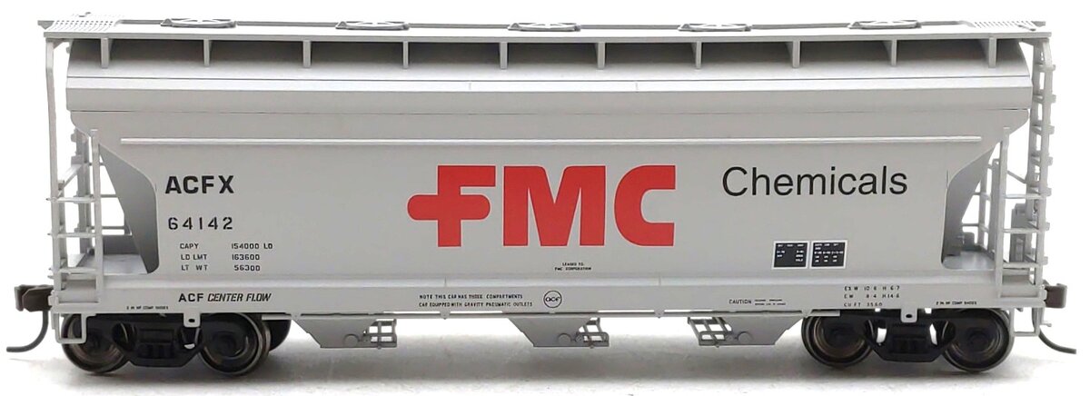 Atlas 20003413 HO ACF 3560 Covered Hopper FMC #64142 LN/Box